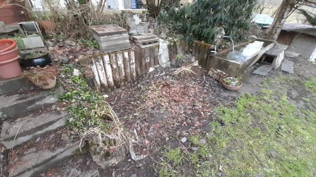 Vor der Gestaltung des Natika Naturgartens