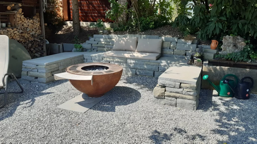 Naturgarten Gestaltung Nachher